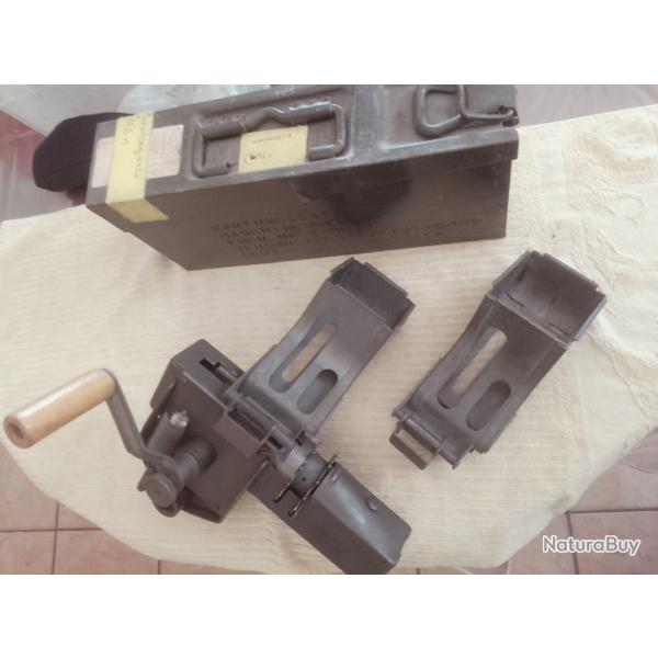 Aligneuse de bande ou grailleuse, machine de garnissage de bande pour MG3 ou 53 (calibre OTAN 308)