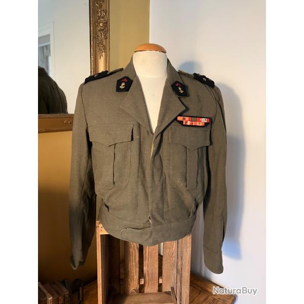 Battle Dress de g�n�ral de Corps d Arm�e - Infanterie coloniale - militaria