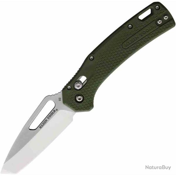 Couteau Blackfire Lame Tanto Acier D2 Manche Nylon Green Pivot Lock Clip BFOGK001GNB
