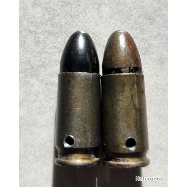 Cartouche 9mm parabellum allemande ww2