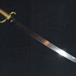 SABRE BRIQUET INFANTERIE Mle AN XI/1816-INFANTERIE GARDE NATIONALE-GENDARMERIE 2&deg; EMPIRE-POMPIERS