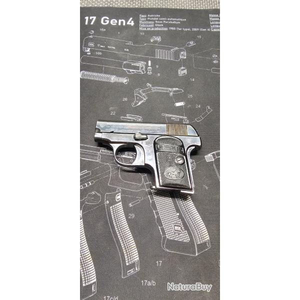 PISTOLET UNIQUE TYPE BABY 6,35 BROWNING