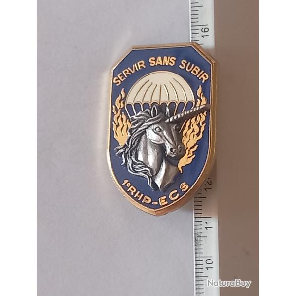 Insigne de l'escadron de commandement et de services (ECS) du 1er RHP