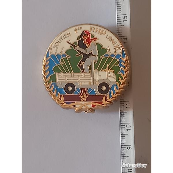 Insigne du 1er r�giment de hussards parachutistes (1er RHP) - Liban (1978) - Delsart