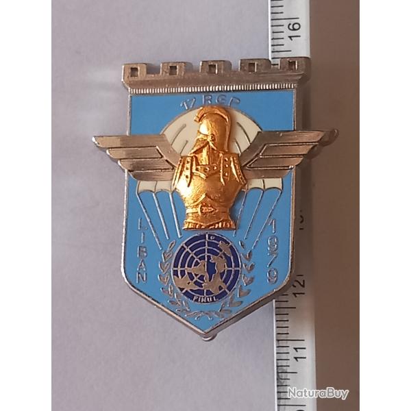 Insigne du 17�me r�giment de g�nie parachutiste (17�me RGP) - Liban (1979)