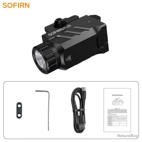 Lampe Compacte Sofirn PL09 LED Haute Puissance 1600lm *Ench�re* Montage Rail R�glage Rapide