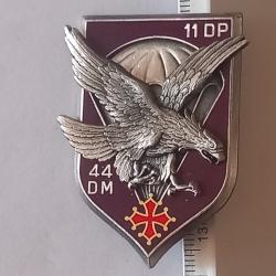 Insigne de la 11&egrave;me division parachutiste (11&egrave;me DP)/44&egrave;me division militaire (44&egrave;me DM) - Delsart