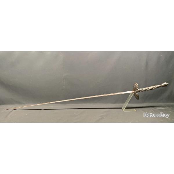 ANCIENNE BELLE EPEE DE DUEL DEBUT DU XIX� SIECLE, LAME COULEAUX KLINGENTHAL, FLEURET, SABRE