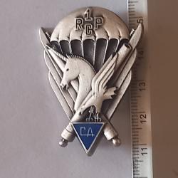 Insigne de la compagnie d'appui (CA) du 1er r&eacute;giment de chasseurs parachutistes (1er RCP)