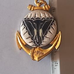 Insigne de la 6&egrave;me compagnie parachutiste d'infanterie de marine (6&egrave;me CPIMa)