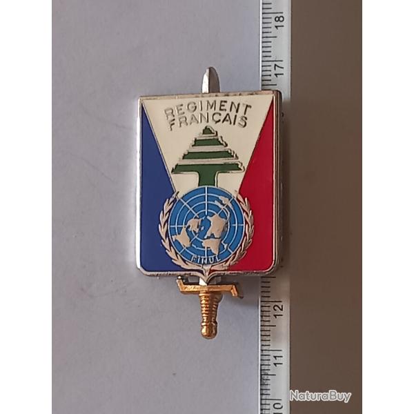 Insigne du r�giment fran�ais de la FINUL (1979) - Liban