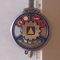 Insigne de moniteur de conduite automobile