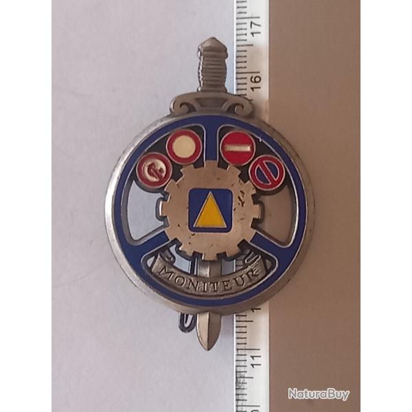 Insigne de moniteur de conduite automobile