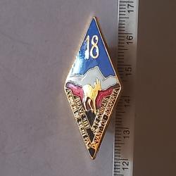 Insigne du 18&egrave;me r&eacute;giment d'infanterie (18&egrave;me RI)