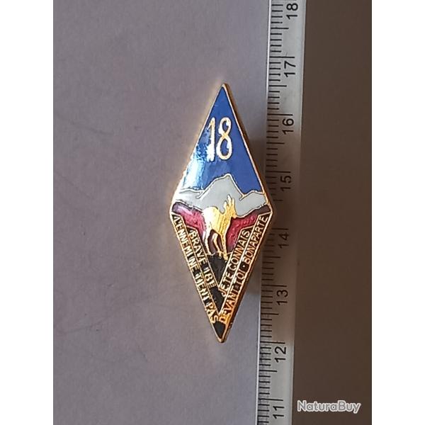 Insigne du 18�me r�giment d'infanterie (18�me RI)