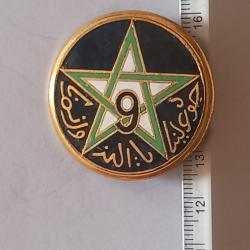 Insigne du 9&egrave;me r&eacute;giment de tirailleurs marocains (9&egrave;me RTM)