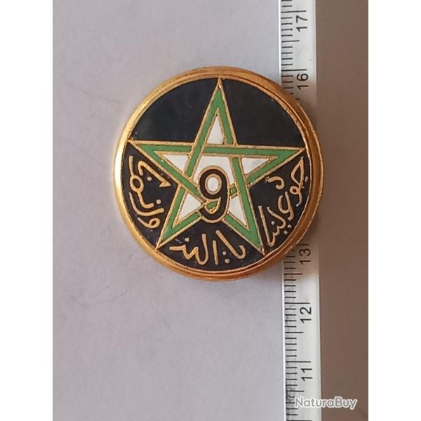 Insigne du 9�me r�giment de tirailleurs marocains (9�me RTM)