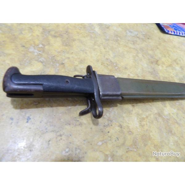 baionnette GARAND WW2 1� mod US army OL US grenade ordnance flaming bomb departement seconde guerre