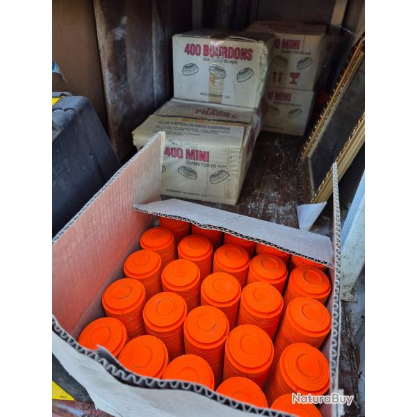 6 Cartons de 400  plateaux LAPORTE Bourdon (60mm)