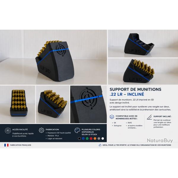 Support de munition 22 LR inclin�