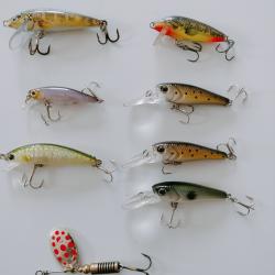 Lot de  leurres de p&ecirc;che