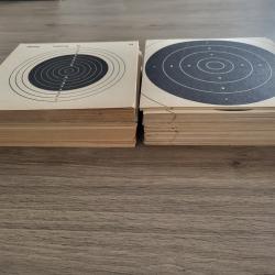 Lot 200 cibles  21x21 neuf en carton