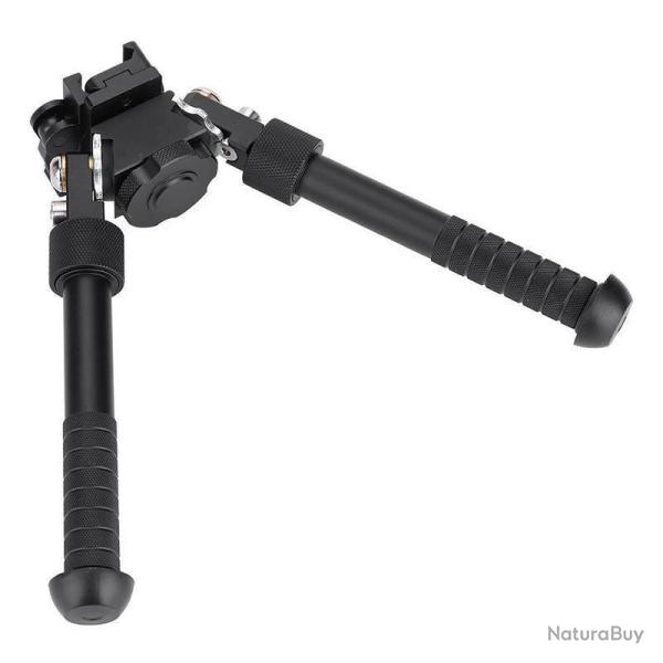Bipied tactique picatinny en aluminium sur rotule � d�gagement rapide
