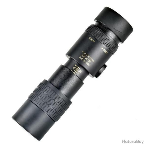 Monoculaire 10-30*30mm, tr�pied et adaptateur smartphone