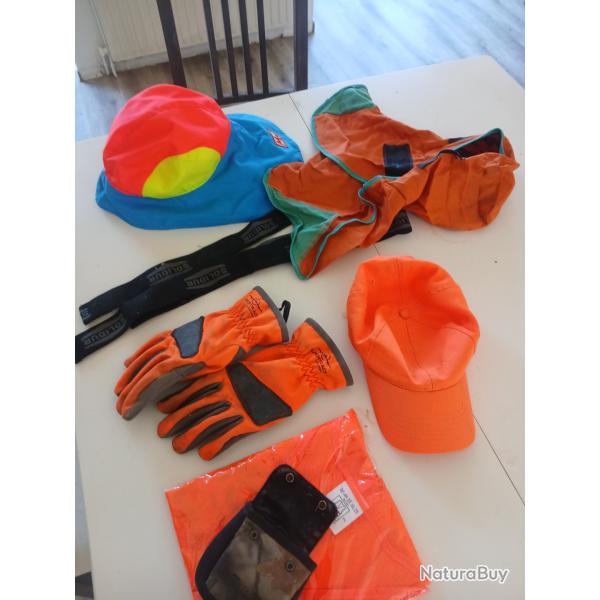 Gants , chapeau,  protection