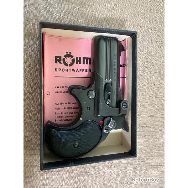 R�HM RG17 Derringer .38 Special - Excellent �tat - Bo�te d'origine