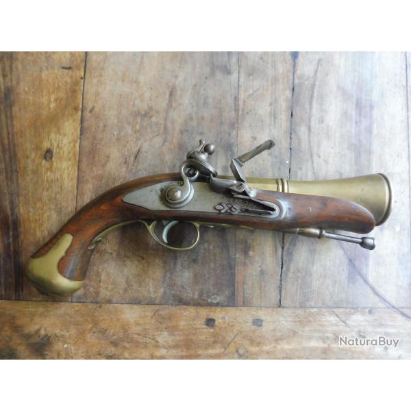 revolver tromblon poudre noire silex fonctionnel