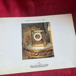 catalogue Jaeger-LeCoultre ATMOS. "Vit de l'air du temps", 1990 France