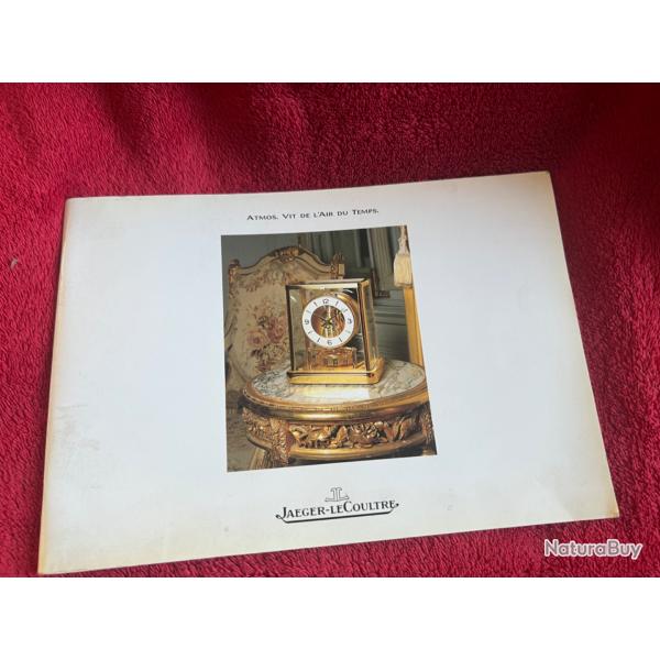 catalogue Jaeger-LeCoultre ATMOS. "Vit de l'air du temps", 1990 France