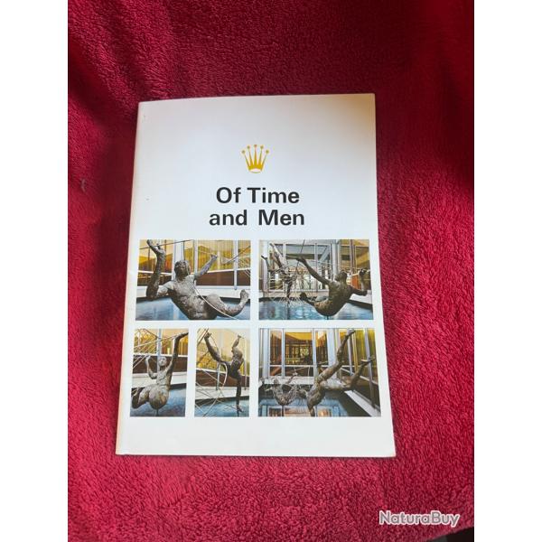 Rolex brochure Of Time and Men, in english, 1985