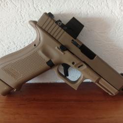 Glock 19X Filet&eacute; OR + optique Osight SE 2 MOA