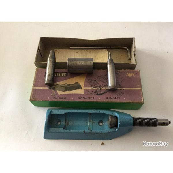 Recalibreur, D�samorceur et R�amorceur de table vintage - Calibre 16 - Avec bo�te