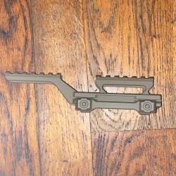 R&eacute;hausse de rail RIS Picatinny type Hydra GG tan