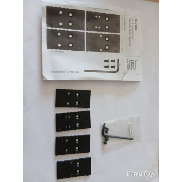 Plaque red dot glock