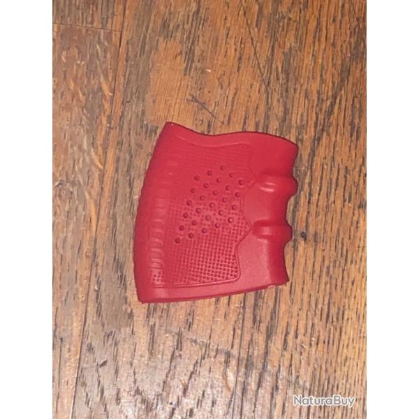 Grip arme de poing caoutchouc rouge