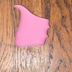 Grip arme de poing caoutchouc rose