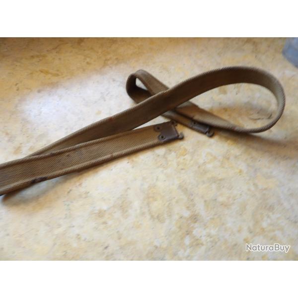 sangle bretelle Sten Lee Enfield de 1944 ww2 anglais britannique GB Canada seconde guerre mondiale