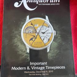 antiquorum vente NY 08/12/2010 catalogue de la vente, 230 pages