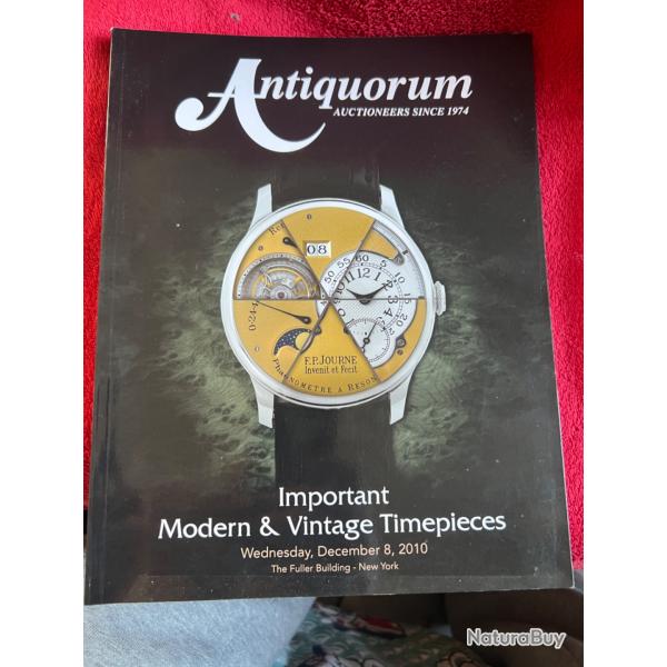antiquorum vente NY 08/12/2010 catalogue de la vente, 230 pages