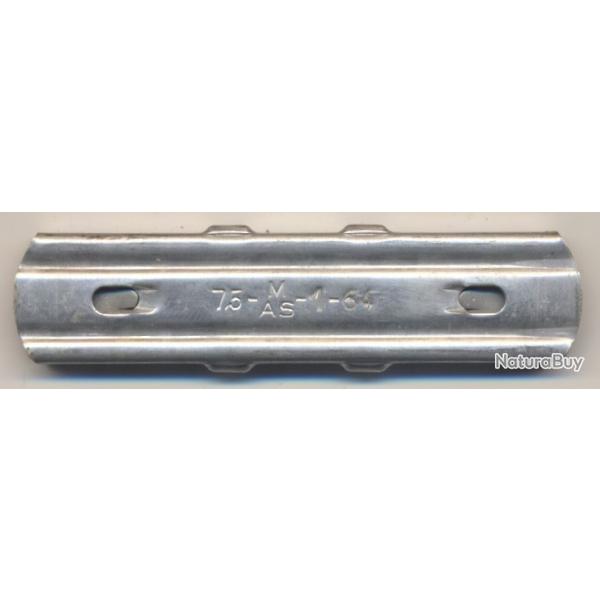 12667- UN CLIP - LAME CHARGEUR 7,5x54 MAS par MAS Post War divers marquages