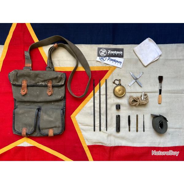 Ensemble complet sacoche et accessoires d'entretien pour ZASTAVA M76 - JNA Yougoslavie Serbie