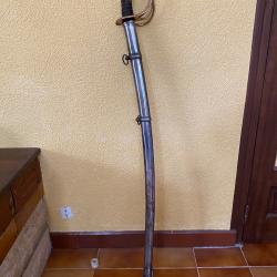 Sabre officier de cavalerie lourde - Reproduction - Mod&egrave;le 1822 dit "Bancal"