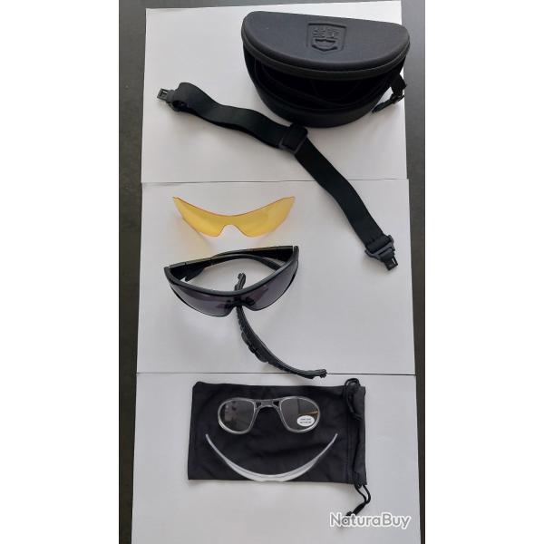 Kit complet lunette de protection balistique Boll� Safety Raider Kit