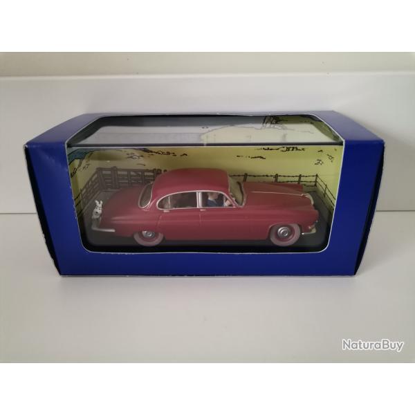 La Jaguar du Docteur M�ller de l'Ile Noire Tintin 1/43 neuve
