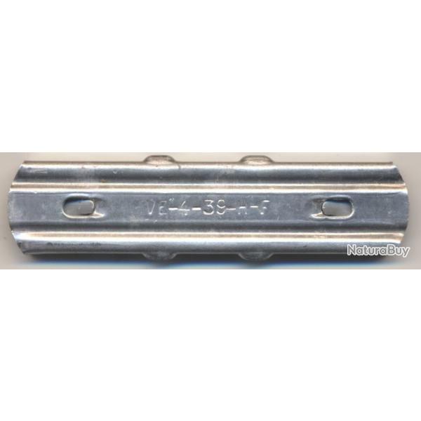 12604- UN CLIP - LAME CHARGEUR 7,5x54 VE par MAS WW2 divers marquages