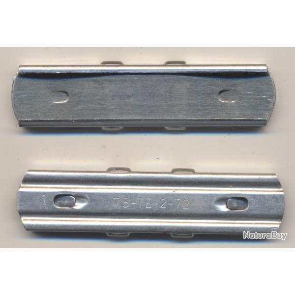 12674- UN CLIP - LAME CHARGEUR 7,5x54 TE par MAS POST WAR divers marquages